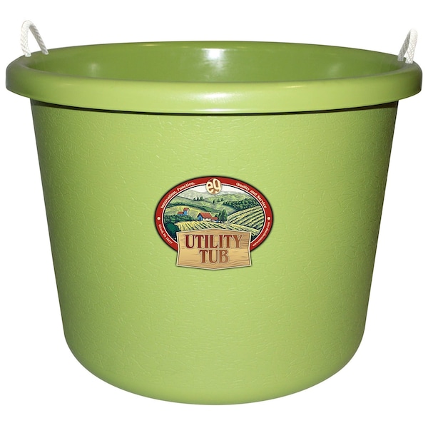 Emsco Group Utility Tub, 17.5 Gallon Bucket, For Maintenance Cleaning Growing and More, Sage Green 2653-1 - main